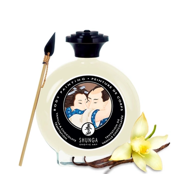 Їстівна Фарба Для Тіла З Смаком Ванільно-Шоколадним Body Painting Vanilla & Chocolate Temptation 100Ml Shunga
