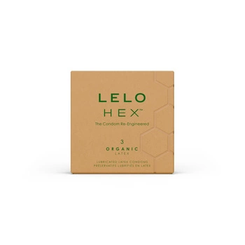 Презервативи органічні HEX Organic Condoms 3 pack LELO