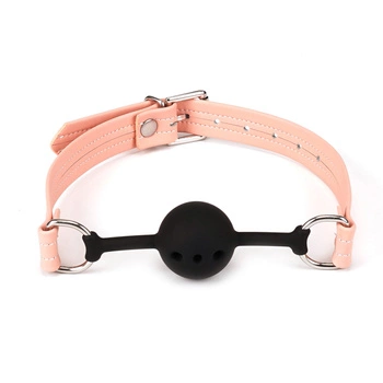 Кляп Pink Organosilicon Ball Gag Liebe Seele