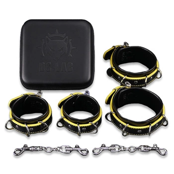 Набір для круку Hunter Restraints Set Black/Yellow Dungeon Lab