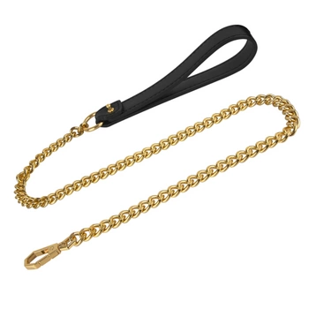 Шлея Leash Black/Gold Kinky Diva