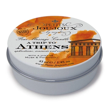 Свічка для масажу Fine Massage Candles A Trip To Athens 33 г Petits Joujoux