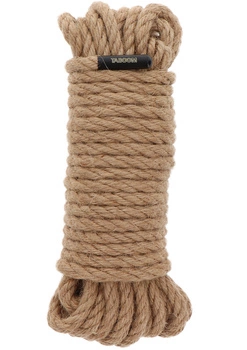 Конопляний канат для зв'язування Hemp Rope 10 Meter 7 Mm Nude Taboom