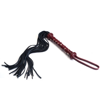 Плетка Wine Red Deluxe Cow Leather Heavy Flogger Liebe Seele