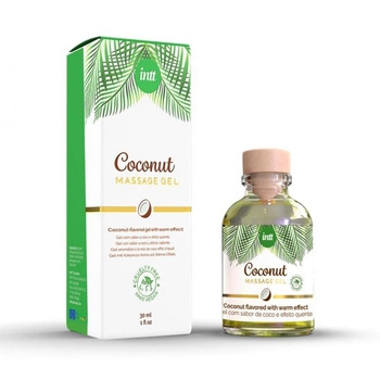 Гель для масажу Massage Gel Coconut Vegan 30 Ml intt