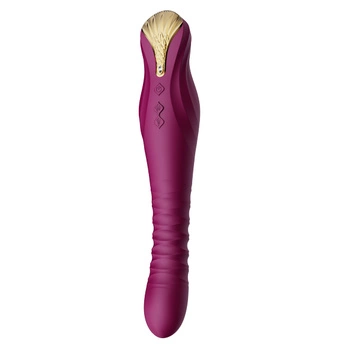 Вібратор King Vibrating Thruster Velvet Purple Zalo