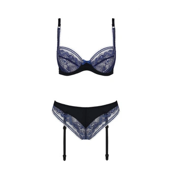 Комплект білизни GISELE SET чорний L/XL Passion