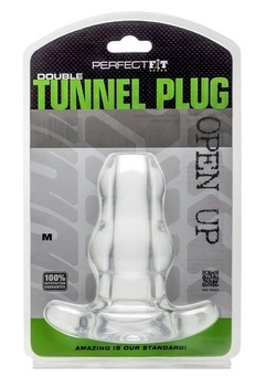 Анальний корок з тунелем Double Tunnel Plug M Perfect Fit