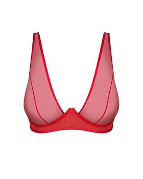 Червоний бюстгальтер з кісточками Ginny Red S Promees