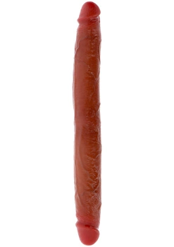 Подвійне ділдо Toyjoy Get Real Silicone Foreskin Double Dong 35Cm TOYJOY